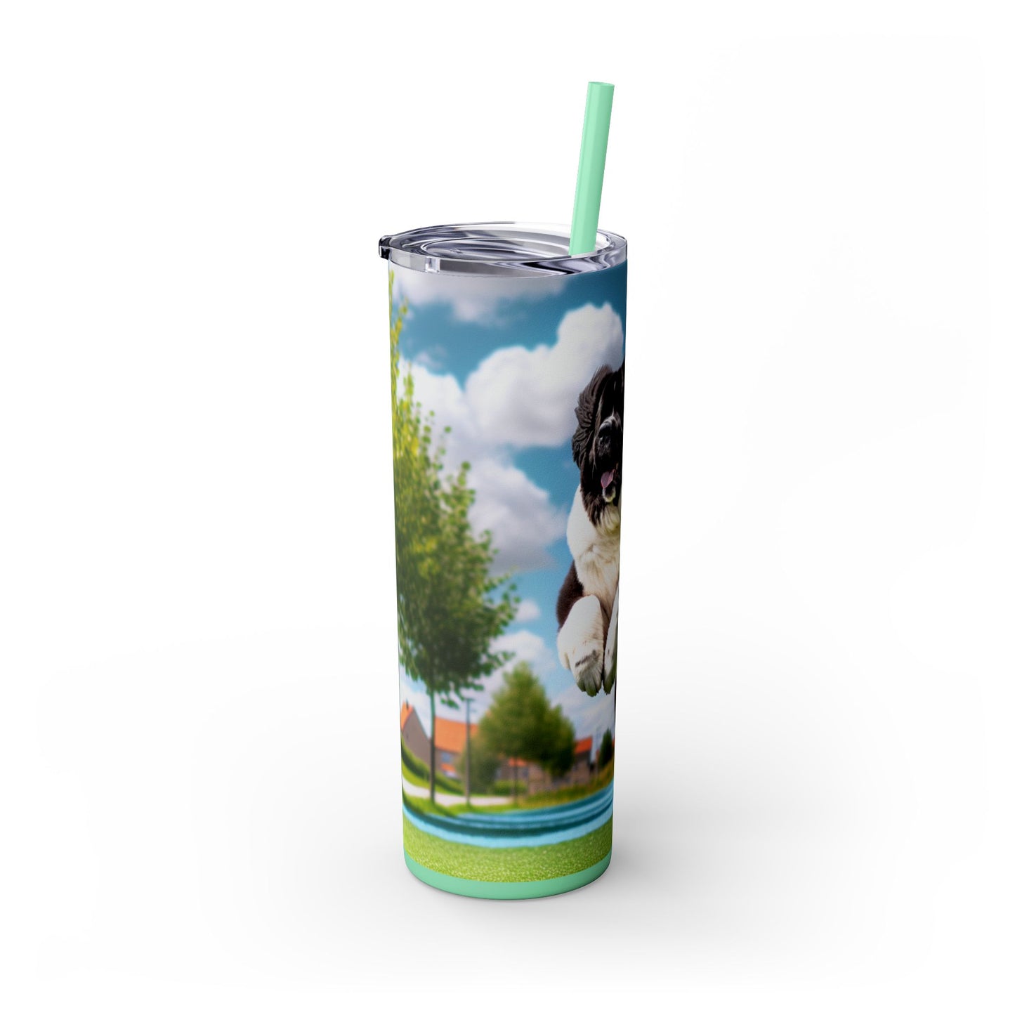 Landseer Tumbler with Straw, 20oz
