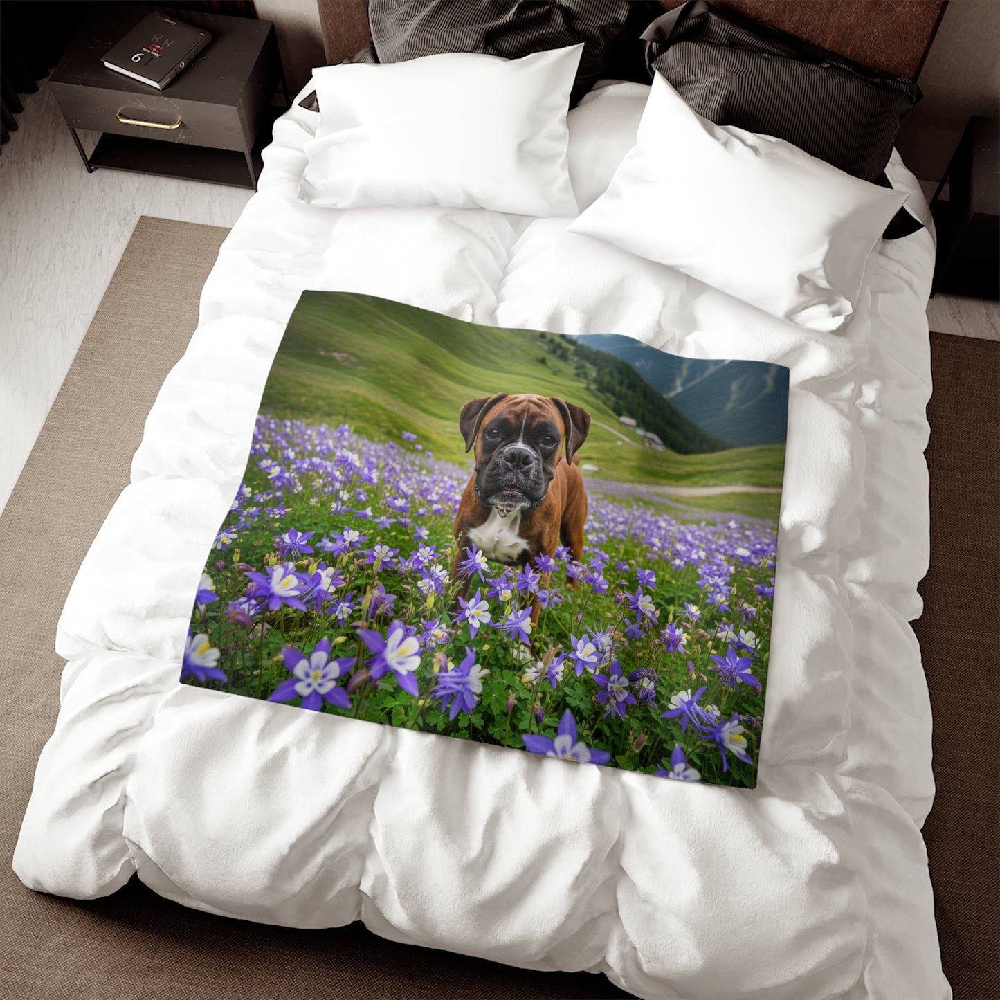 Boxer Sweatshirt Blanket