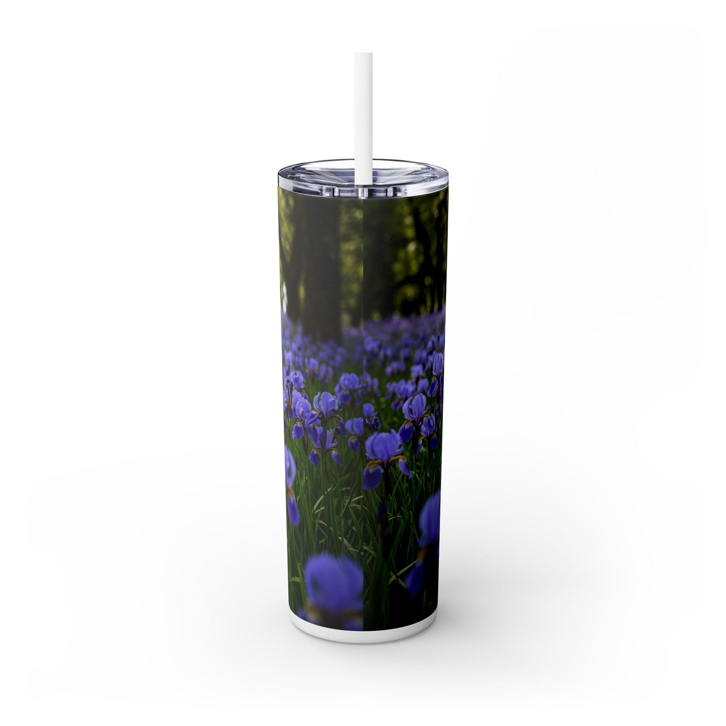 Portuguese Water Dog Skinny Tumbler with Straw, 20oz