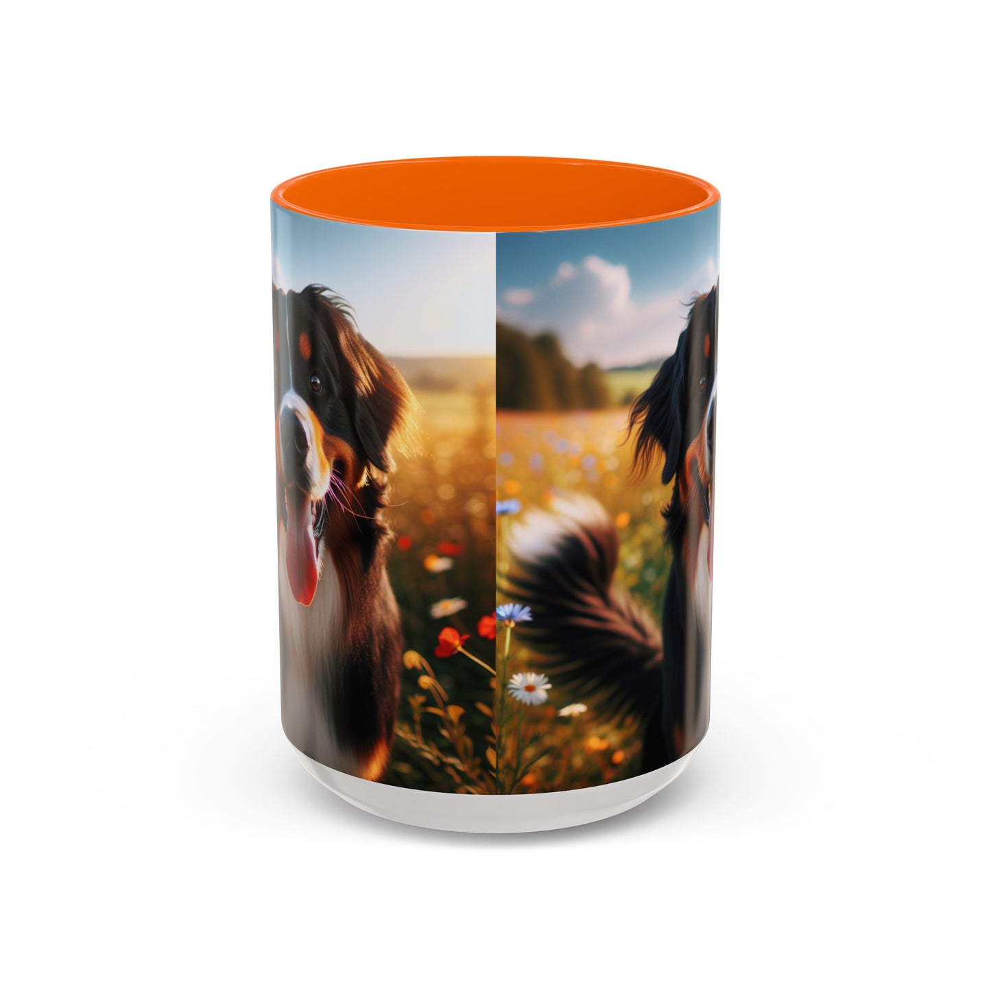 Bernese Mountain Dog Accent Coffee Mug - Perfect Gift for Dog Lovers