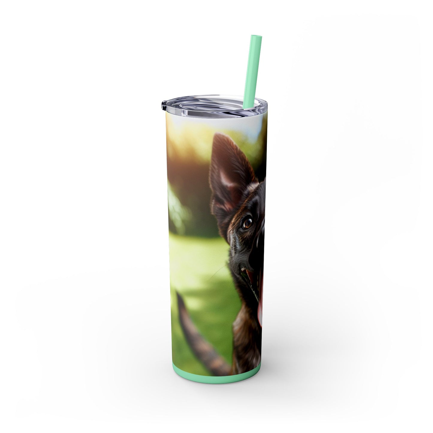 Dutch Shepherd Dog Tumbler with Straw, 20oz
