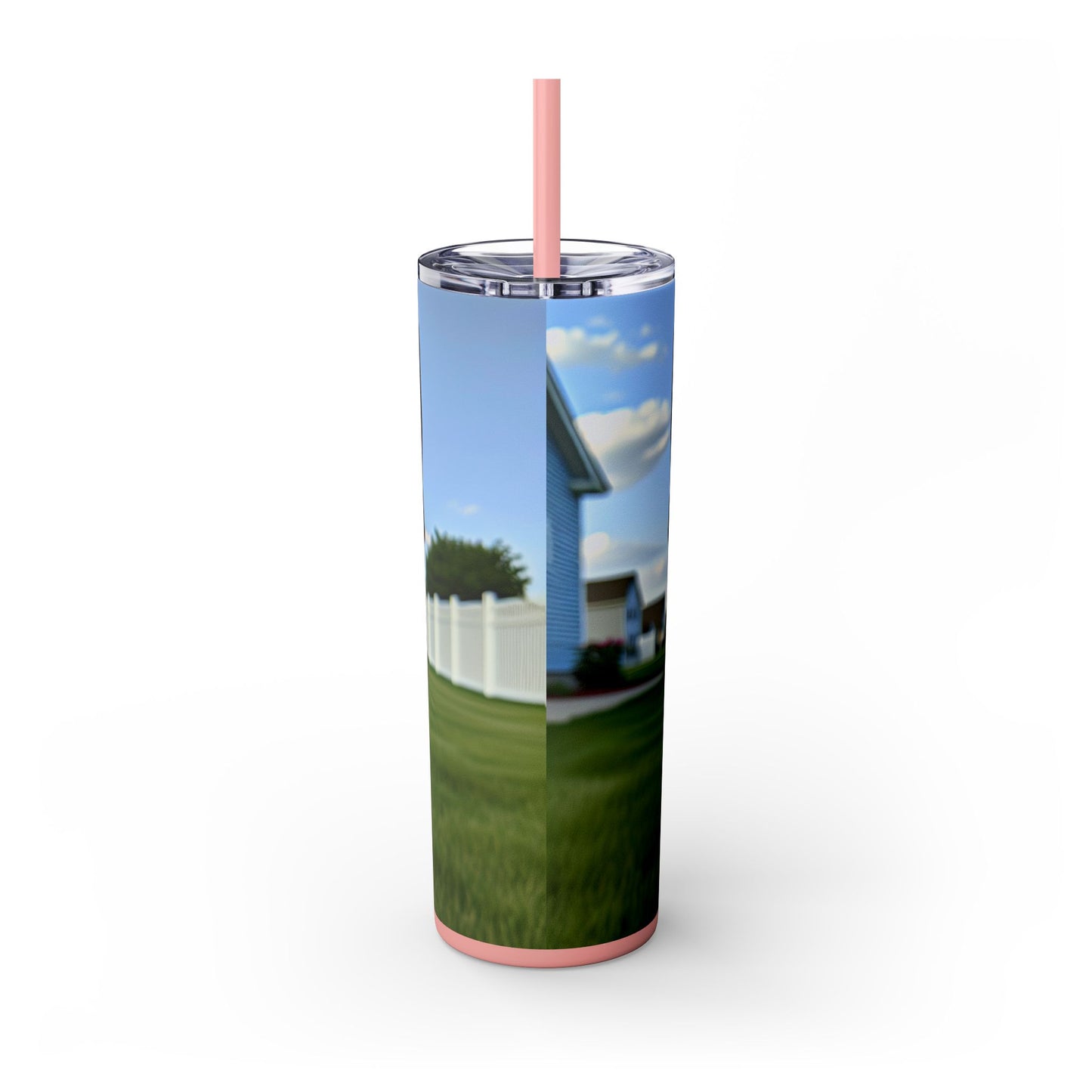Boston Terrier Tumbler with Straw, 20oz