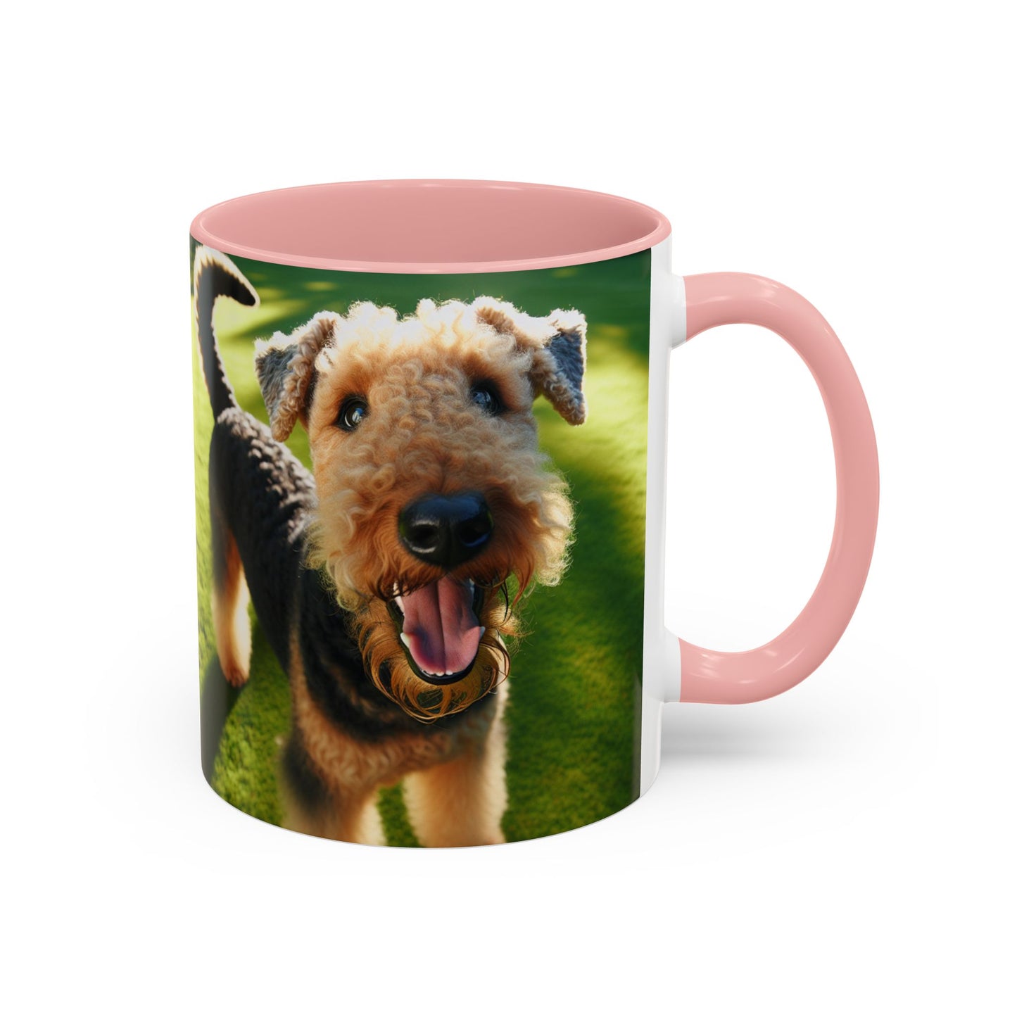 Airedale Terrier Accent Coffee Mug - Perfect Gift for Dog Lovers