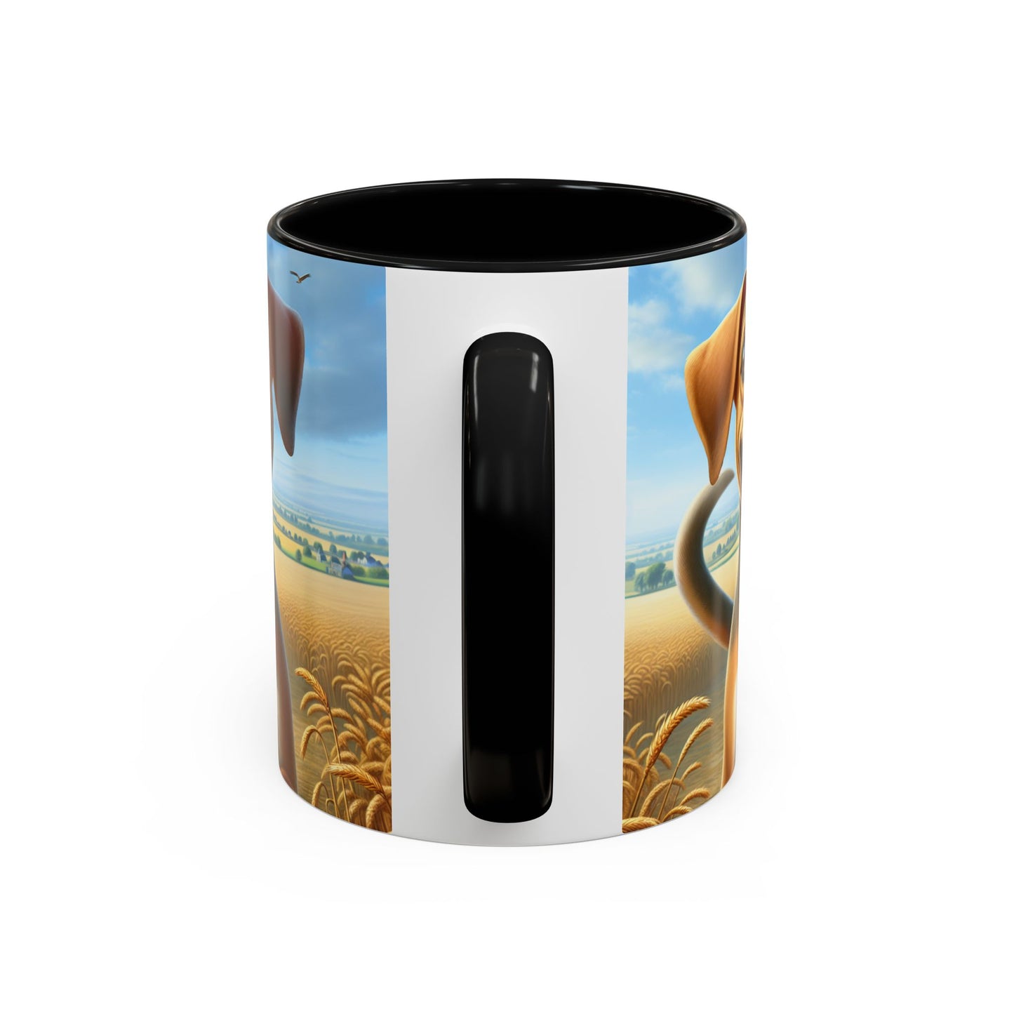Banjara Hound Accent Coffee Mug - Perfect Gift for Dog Lovers