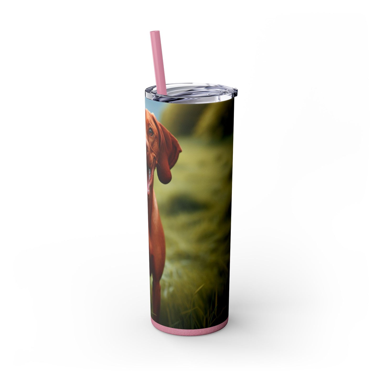 Hungarian Vizsla Tumbler with Straw, 20oz
