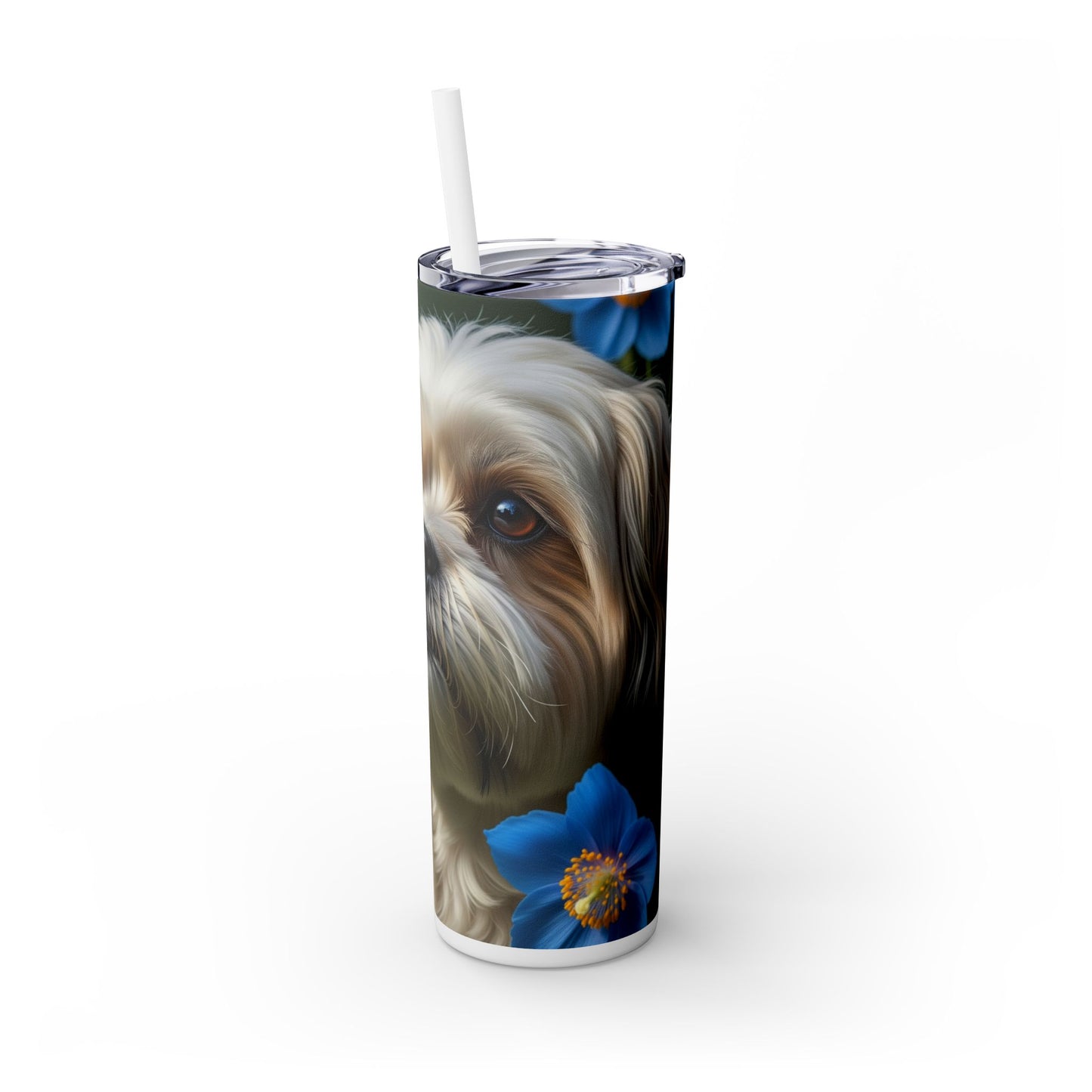 Lhasalier Tumbler with Straw, 20oz