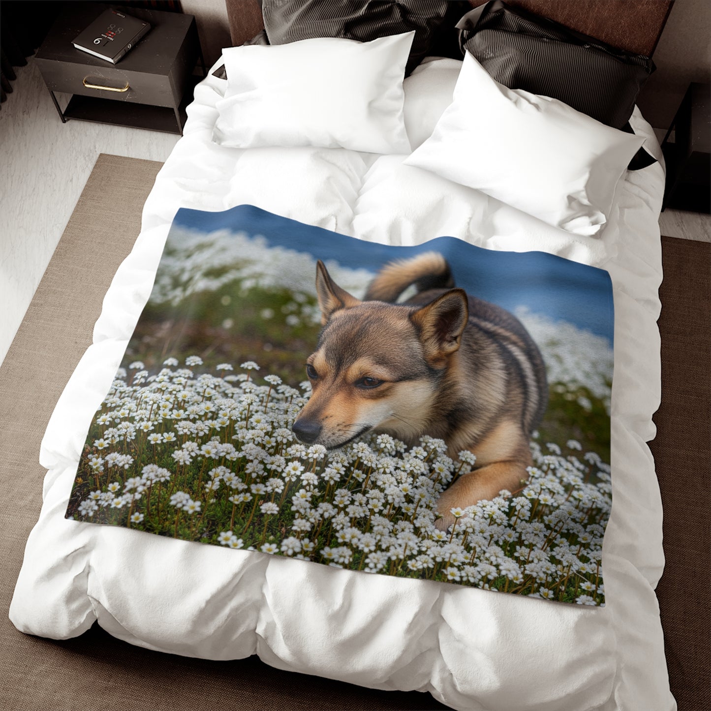 Norwegian Lundehund Sweatshirt Blanket