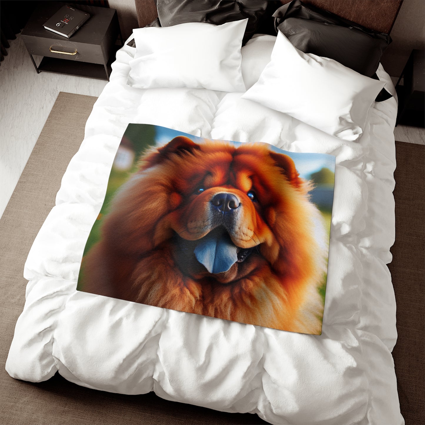 Chow Chow Sweatshirt Blanket
