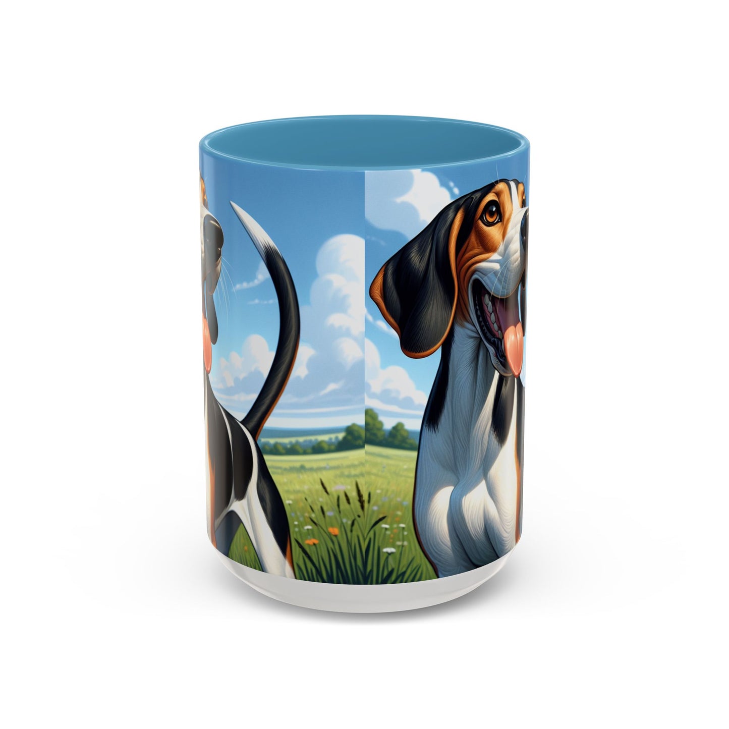 Treeing Walker Coonhound Accent Coffee Mug - Perfect Gift for Dog Lovers