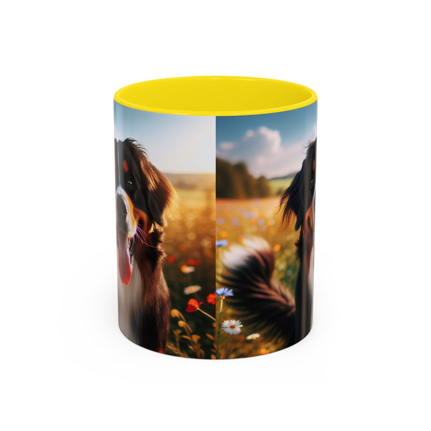 Bernese Mountain Dog Accent Coffee Mug - Perfect Gift for Dog Lovers