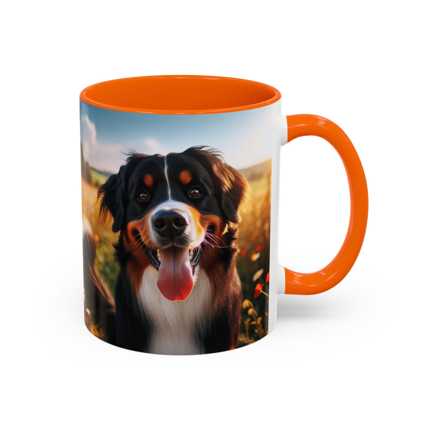 Bernese Mountain Dog Accent Coffee Mug - Perfect Gift for Dog Lovers