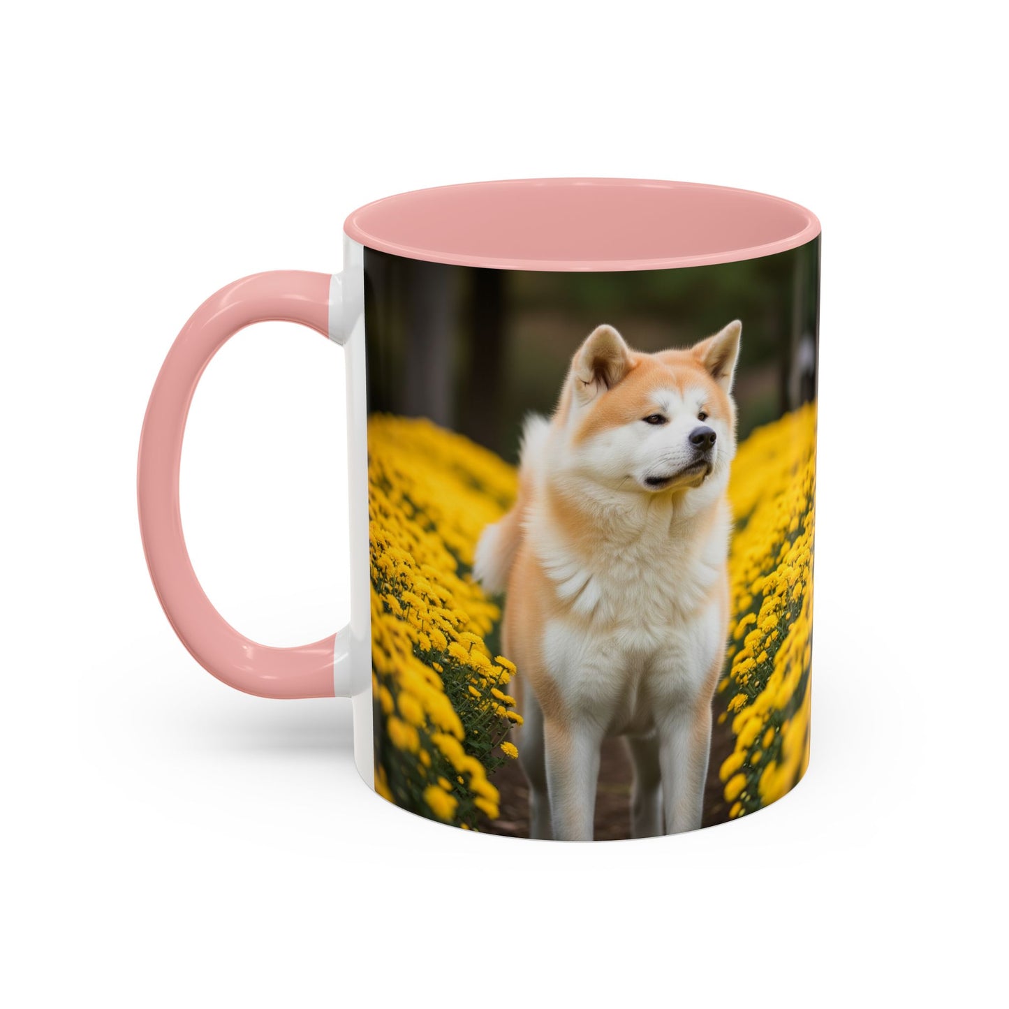 Japanese Akitainu Accent Coffee Mug - Perfect Gift for Dog Lovers