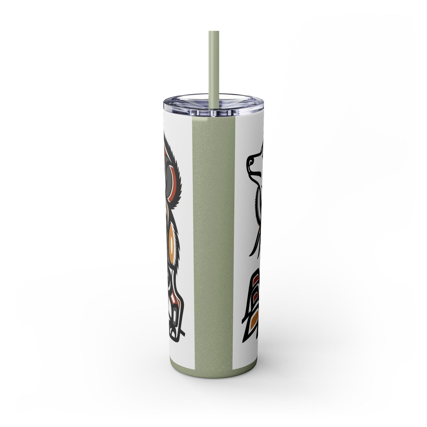 Siberian Husky Tumbler with Straw, 20oz