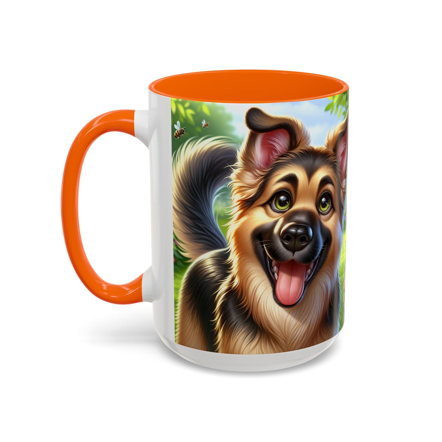 German Shepherd Accent Coffee Mug - Perfect Gift for Dog Lovers