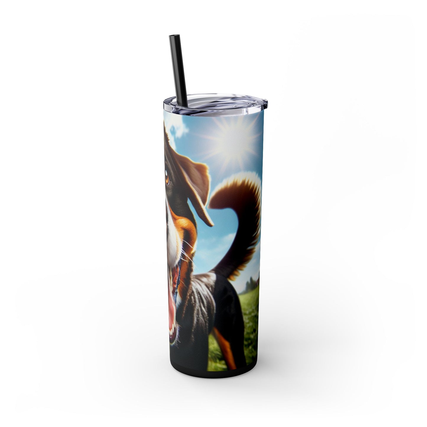 Greater Swiss Mountain Dog Tumbler with Straw, 20oz