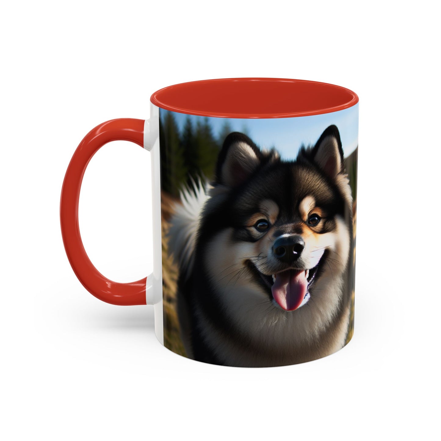Norwegian Buhund Accent Coffee Mug - Perfect Gift for Dog Lovers
