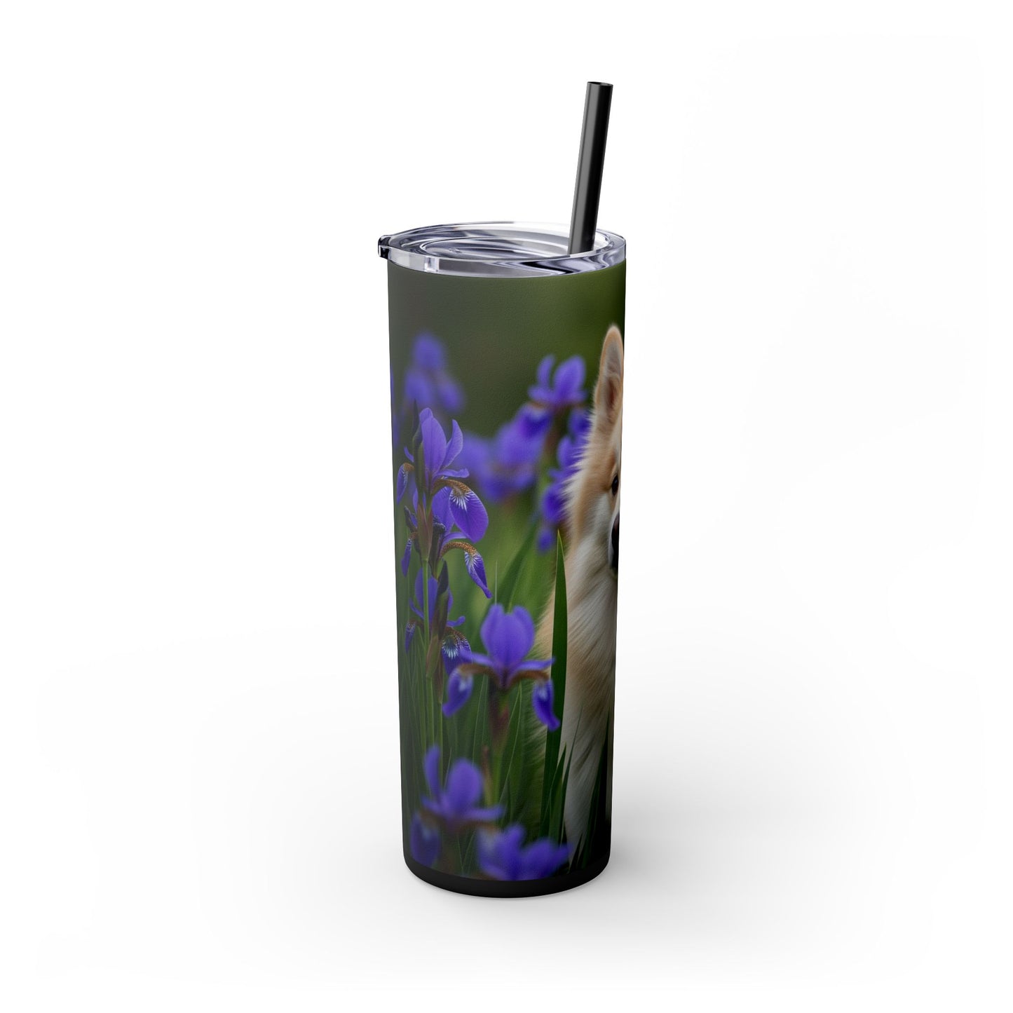 Pomsky Tumbler with Straw, 20oz