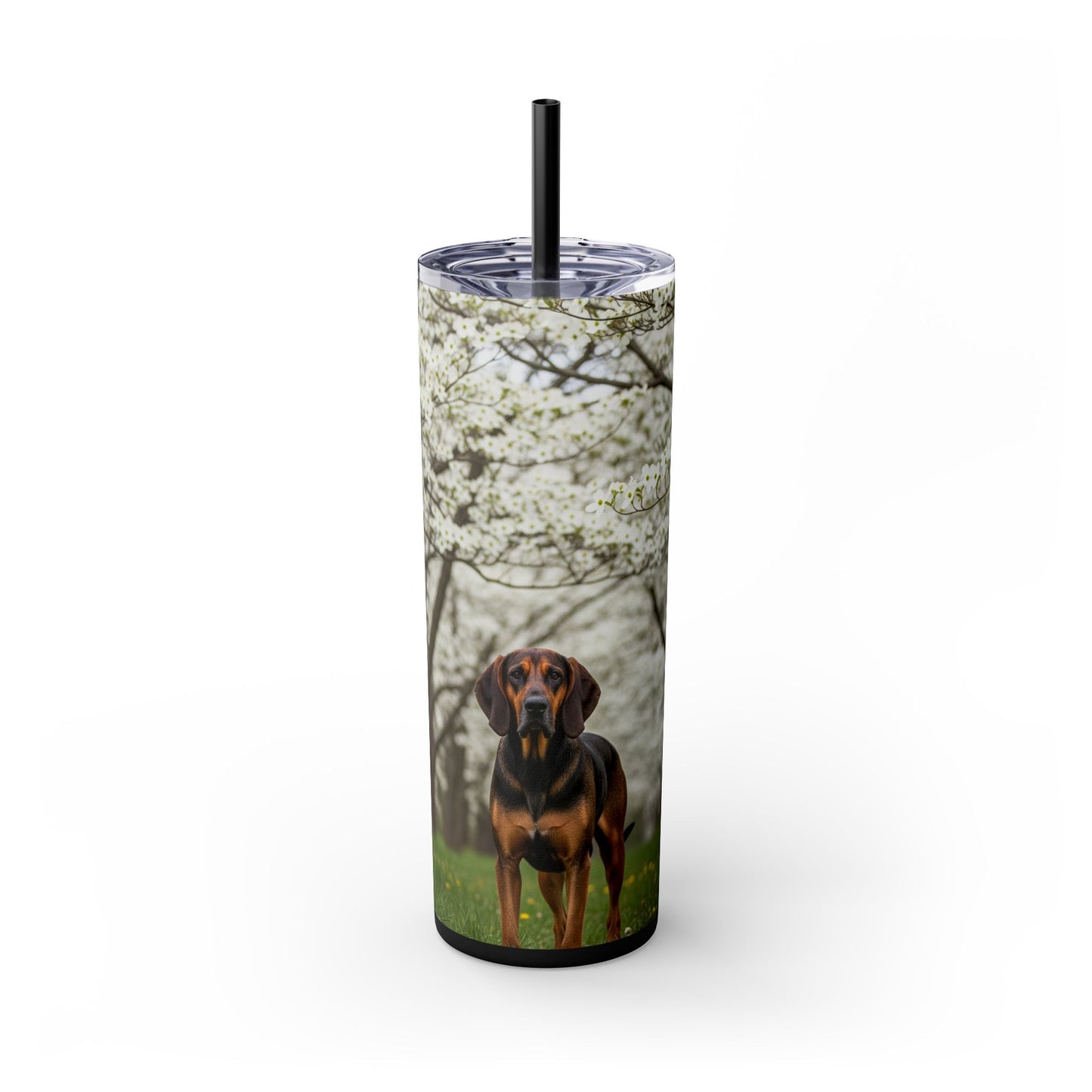 Plott Hound Tumbler with Straw, 20oz