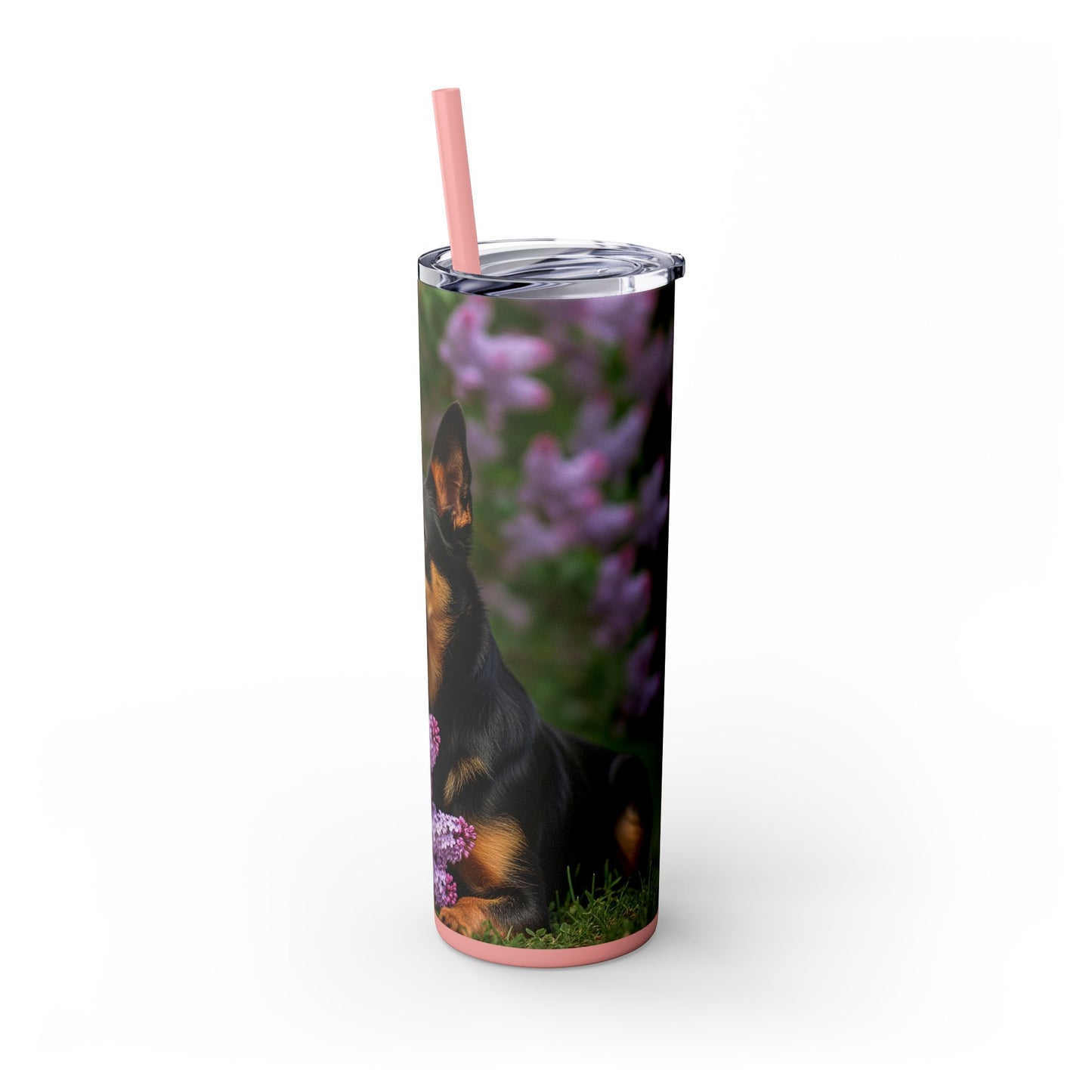Mudi Skinny Tumbler with Straw, 20oz