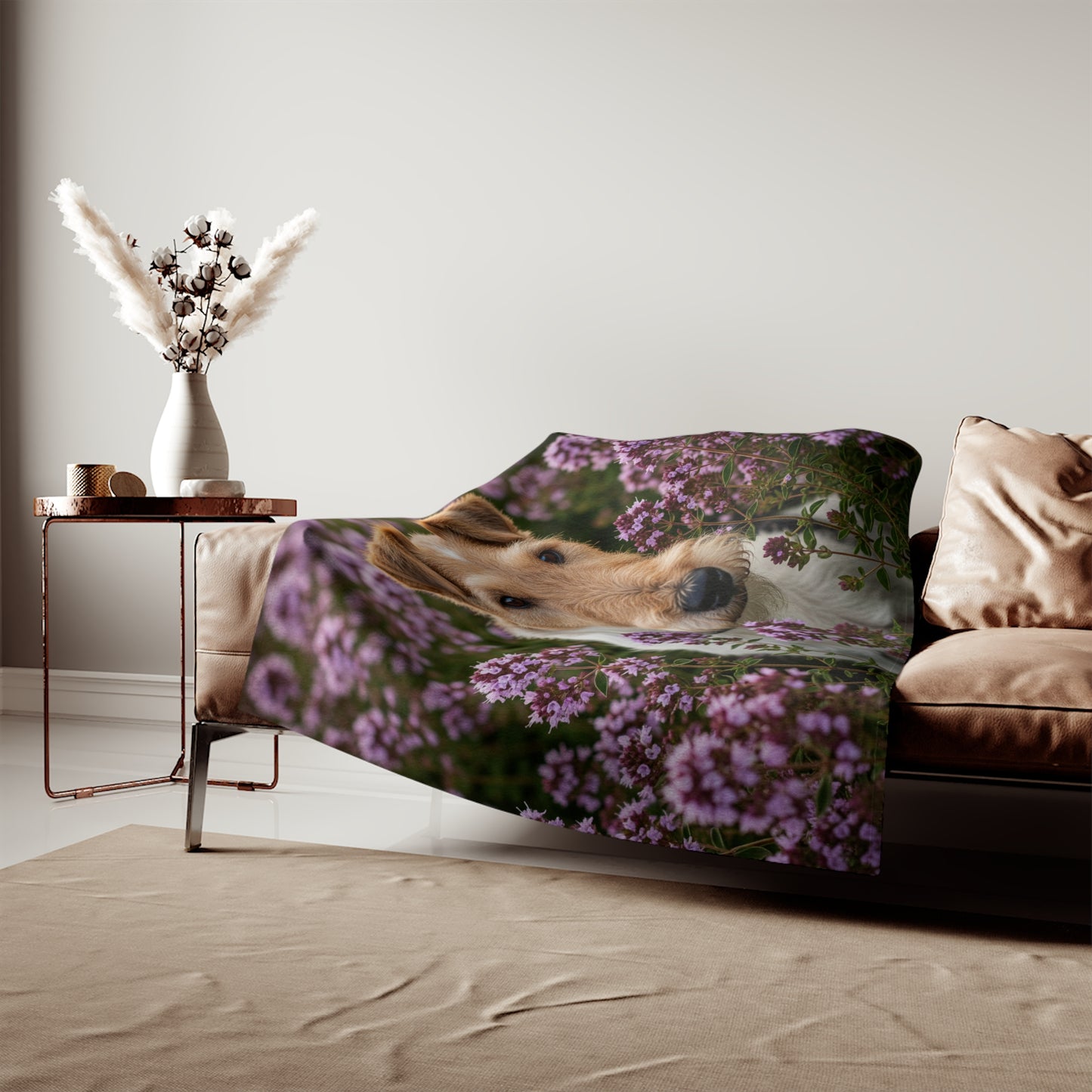 Fox Terrier Sweatshirt Blanket