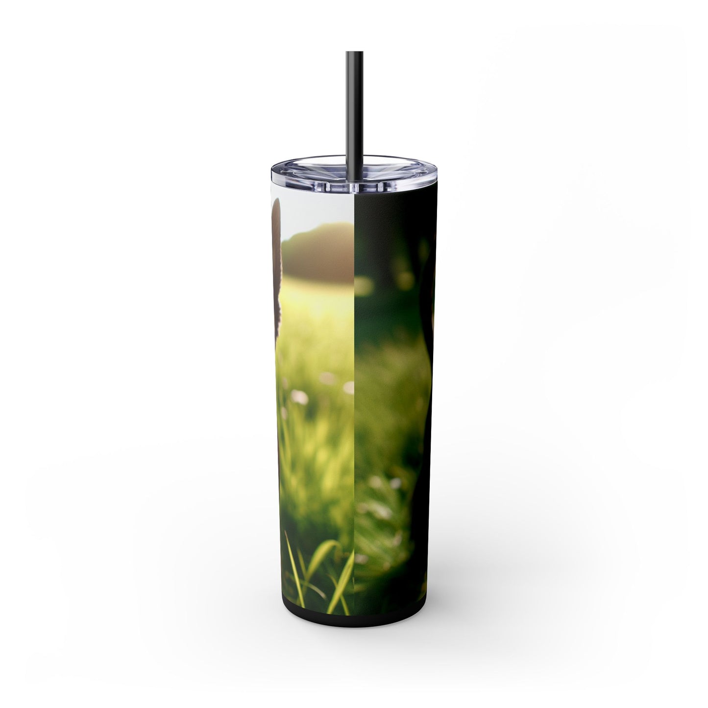 Scottish Terrier Skinny Tumbler with Straw, 20oz