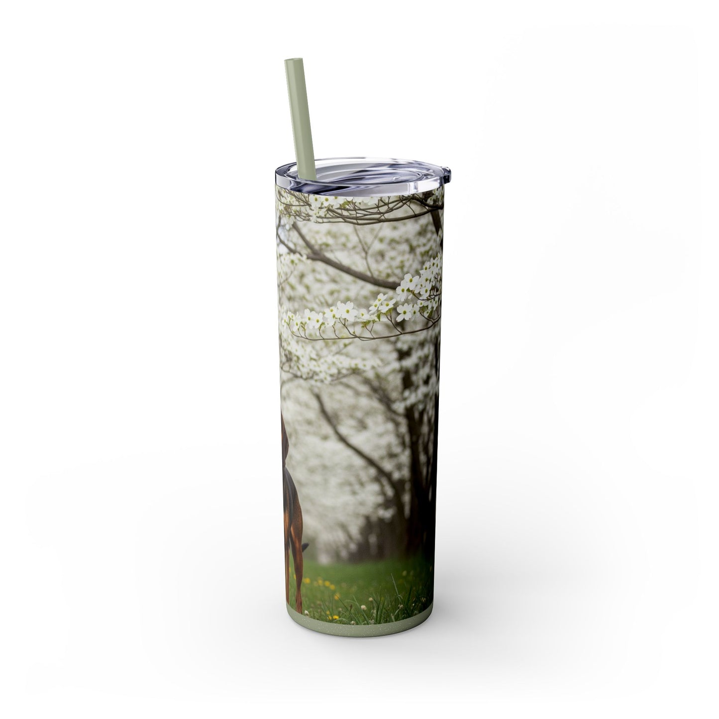 Plott Hound Tumbler with Straw, 20oz