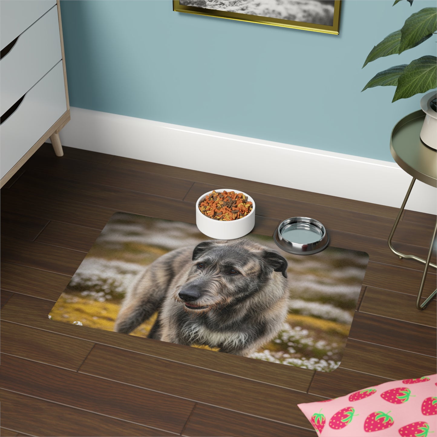 Pet Food Mat (12x18) - Irish Wolfhound