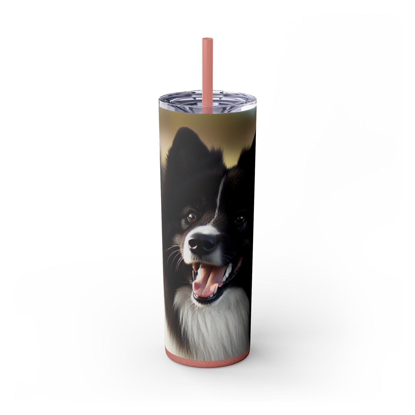 Karelian Bear Dog Tumbler with Straw, 20oz