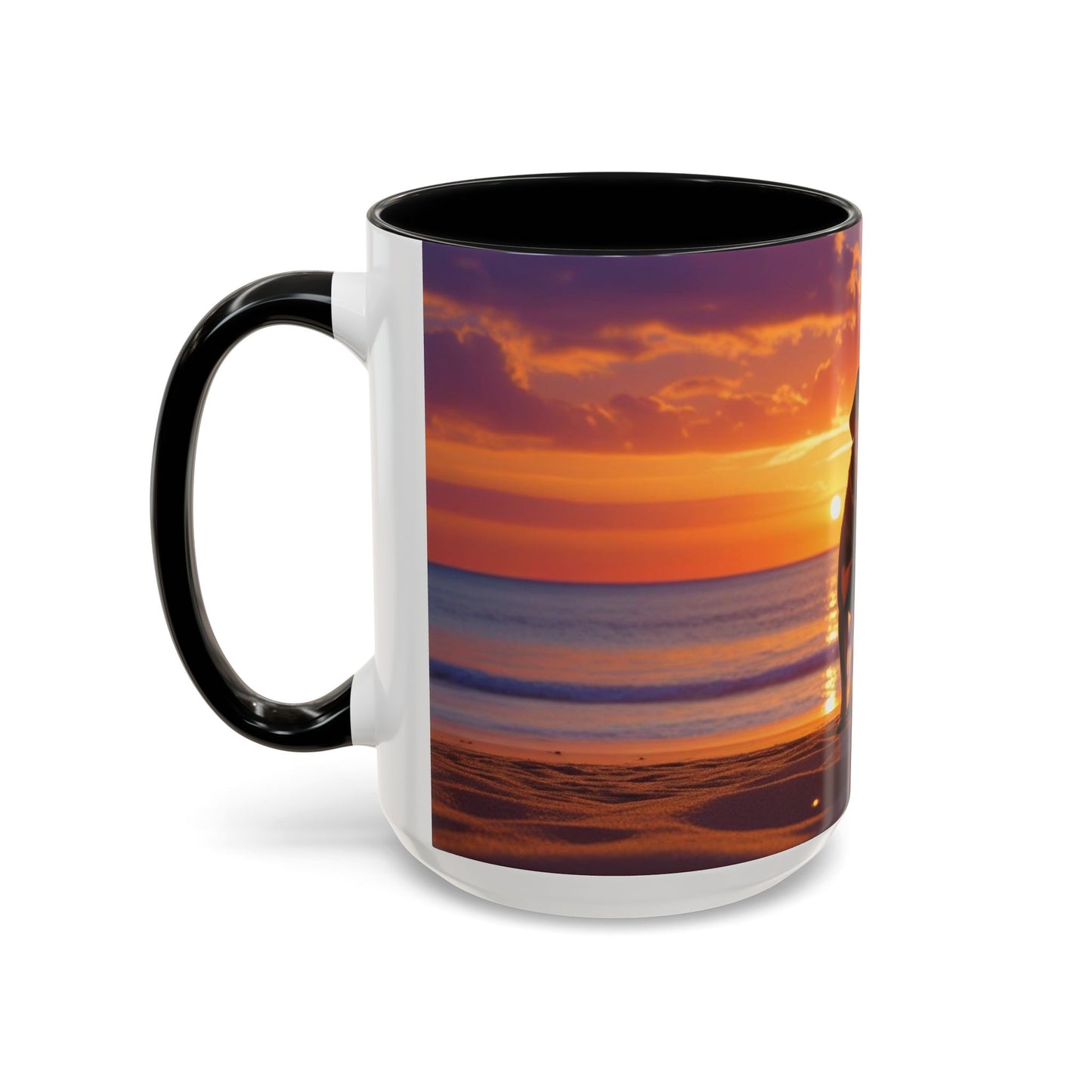 Rottweiler Love Accent Coffee Mug - Perfect Gift for Dog Lovers