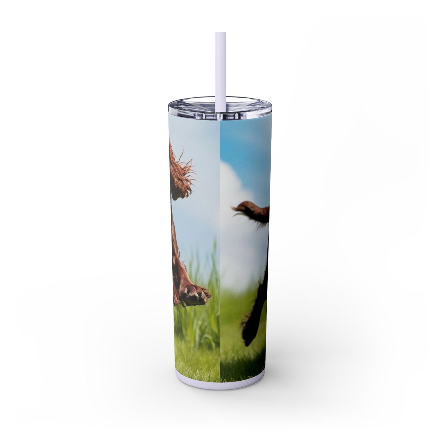Irish Water Spaniel Tumbler with Straw, 20oz
