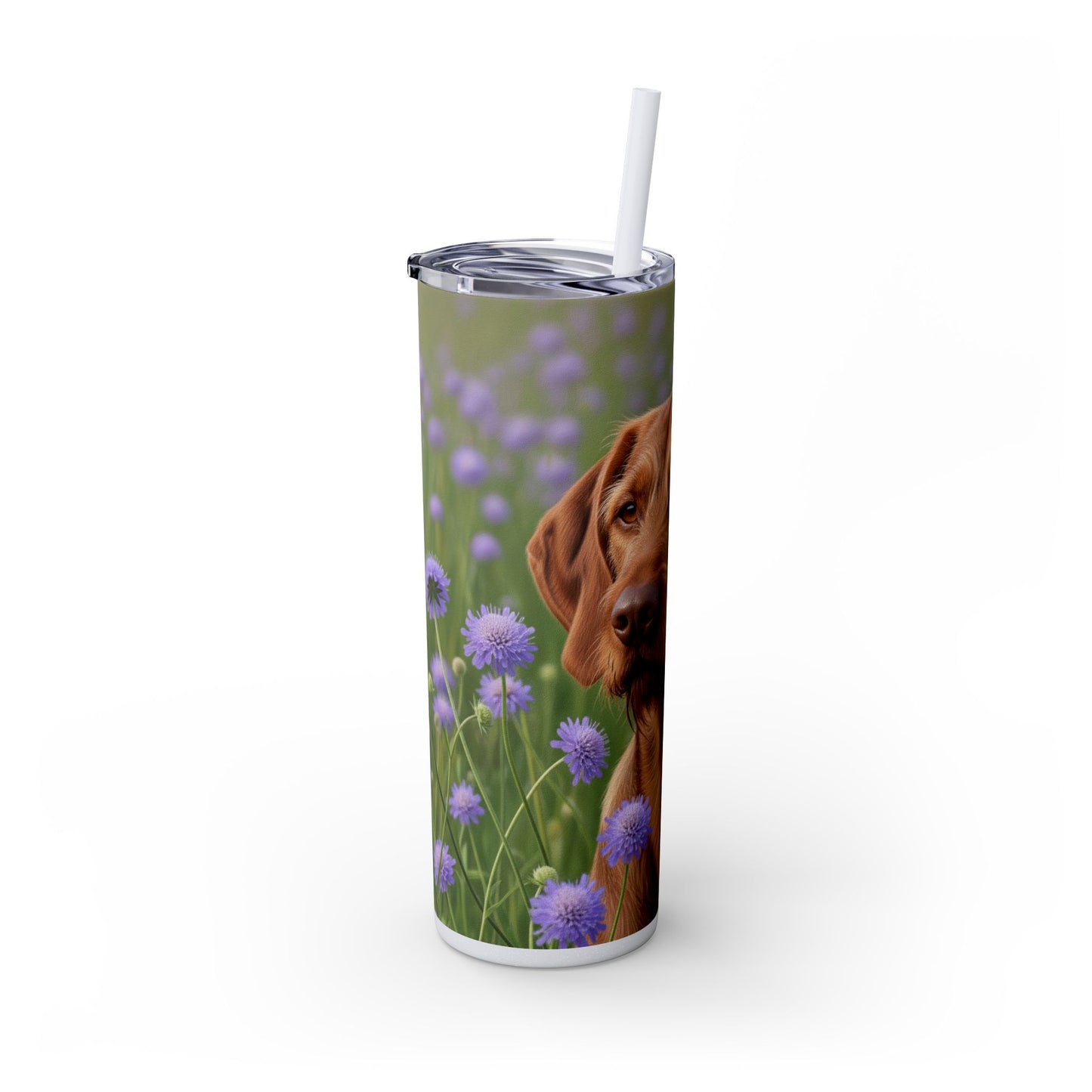 Hungarian Wirehaired Vizsla Tumbler with Straw, 20oz