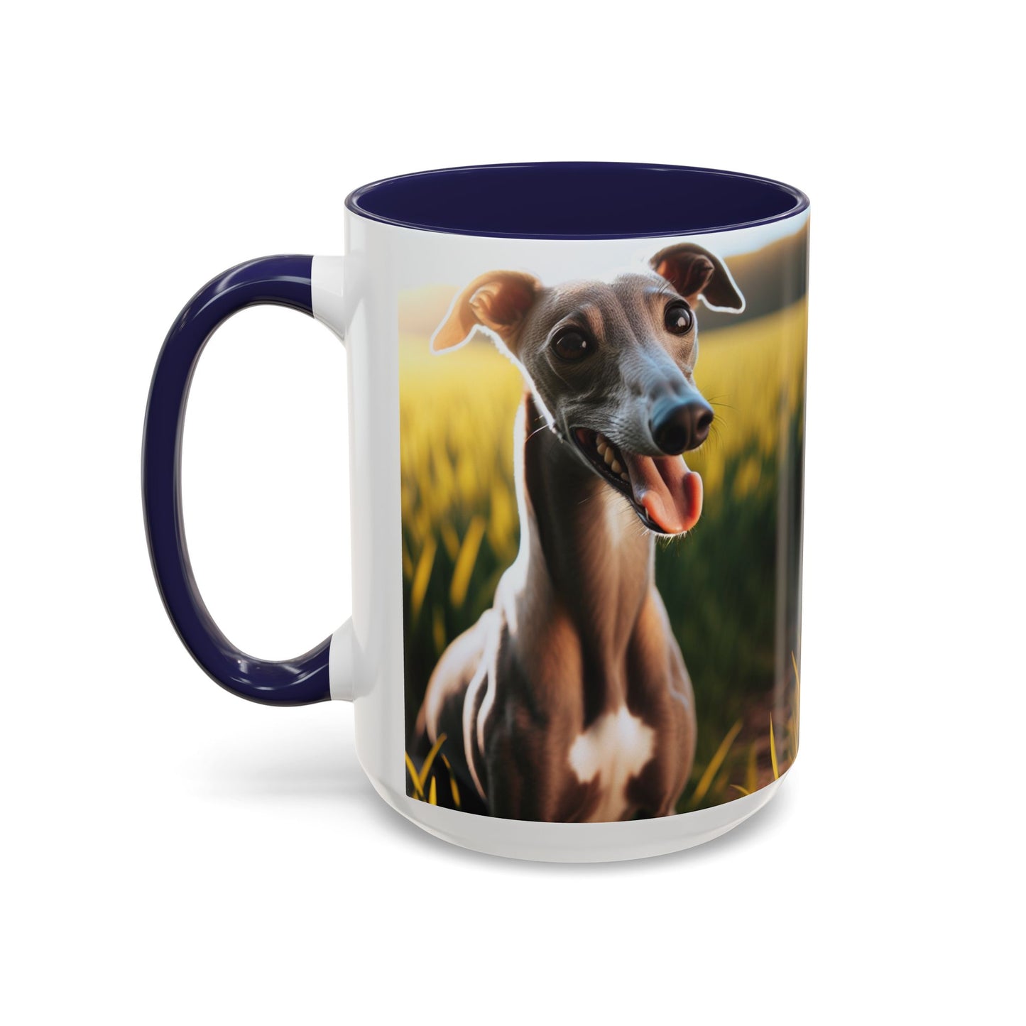 Greyhound Accent Coffee Mug - Perfect Gift for Dog Lovers