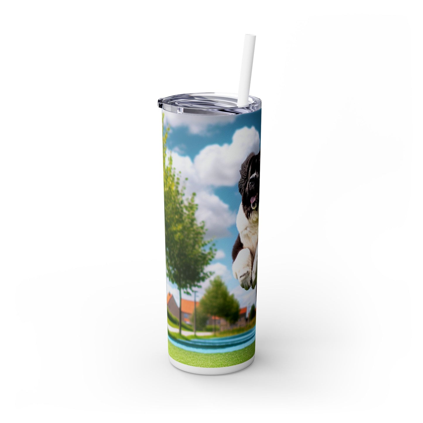 Landseer Tumbler with Straw, 20oz
