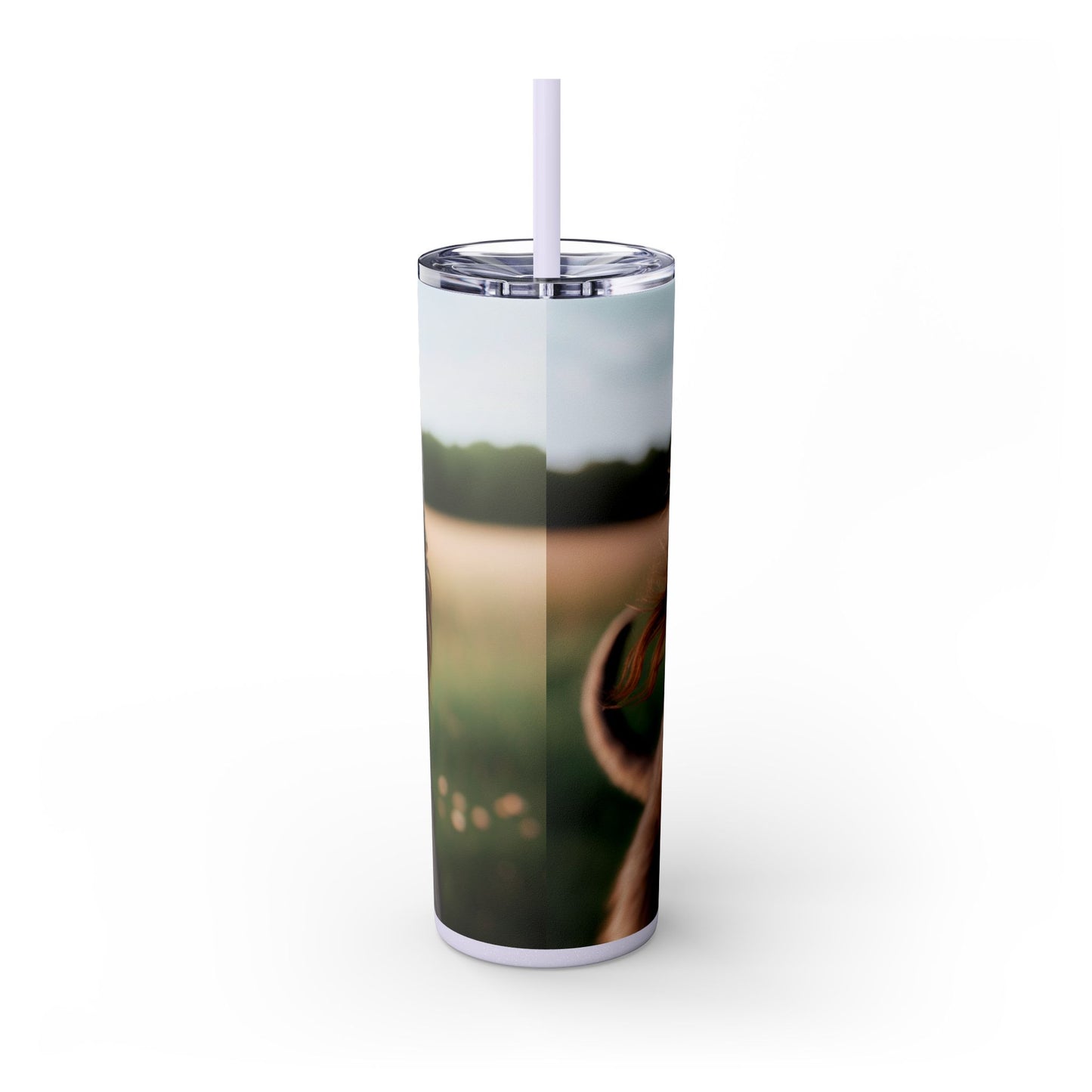 Scottish Deerhound Tumbler with Straw, 20oz