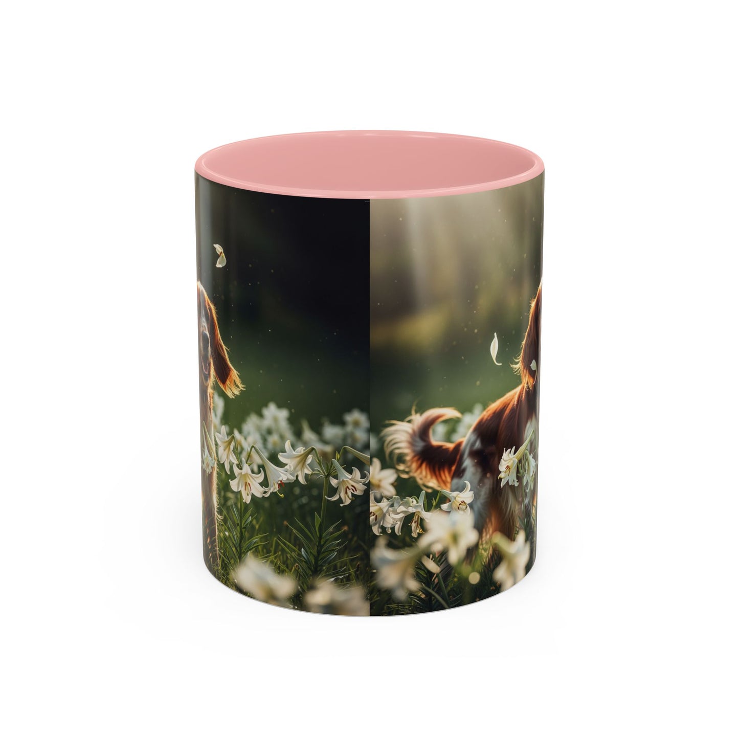 Irish Red and White Setter Accent Coffee Mug - Perfect Gift for Dog Lovers