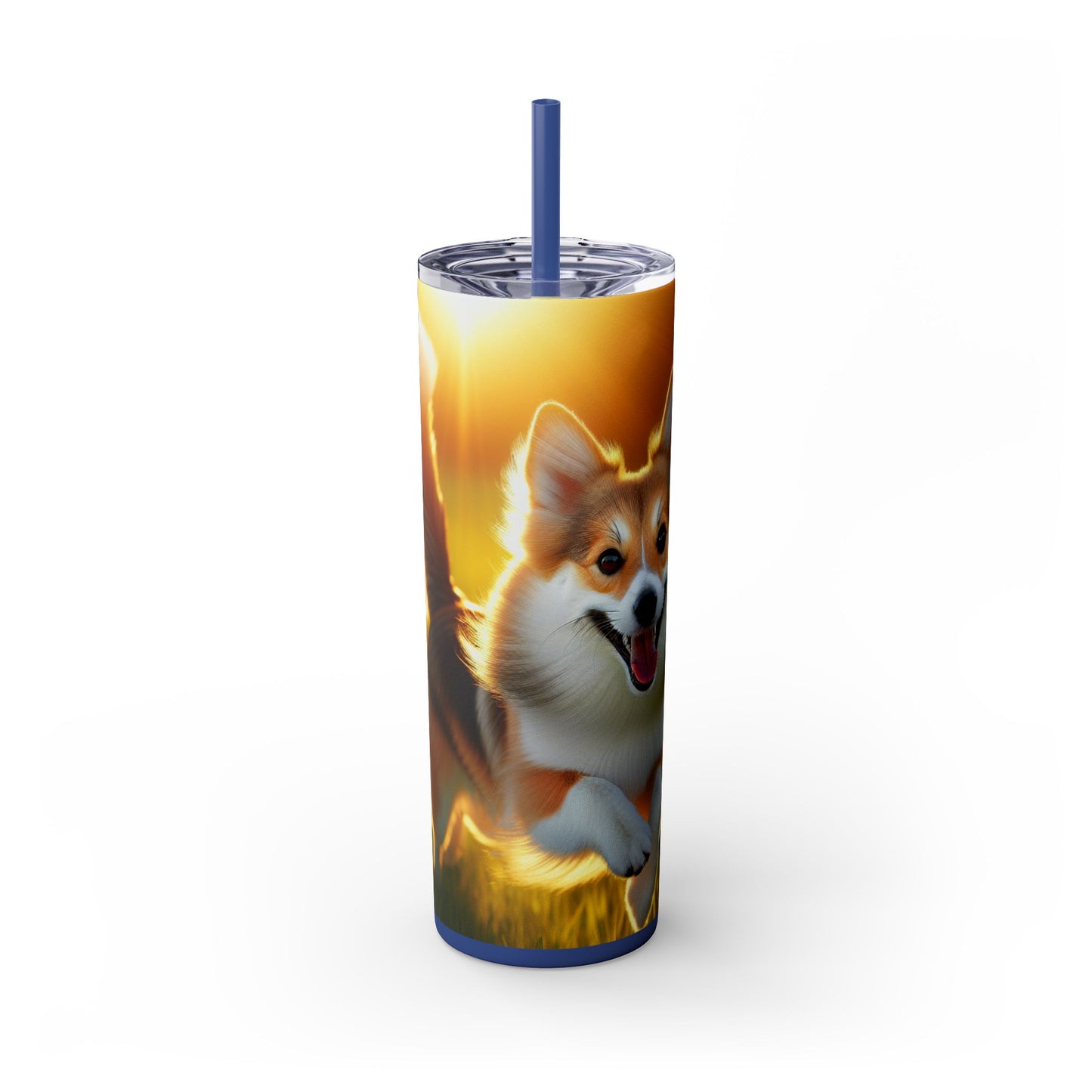 Norwegian Lundehund Tumbler with Straw, 20oz