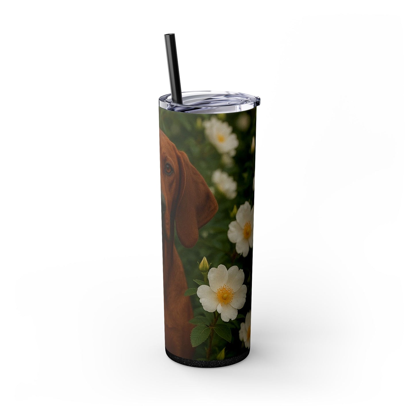 Redbone Coonhound Tumbler with Straw, 20oz
