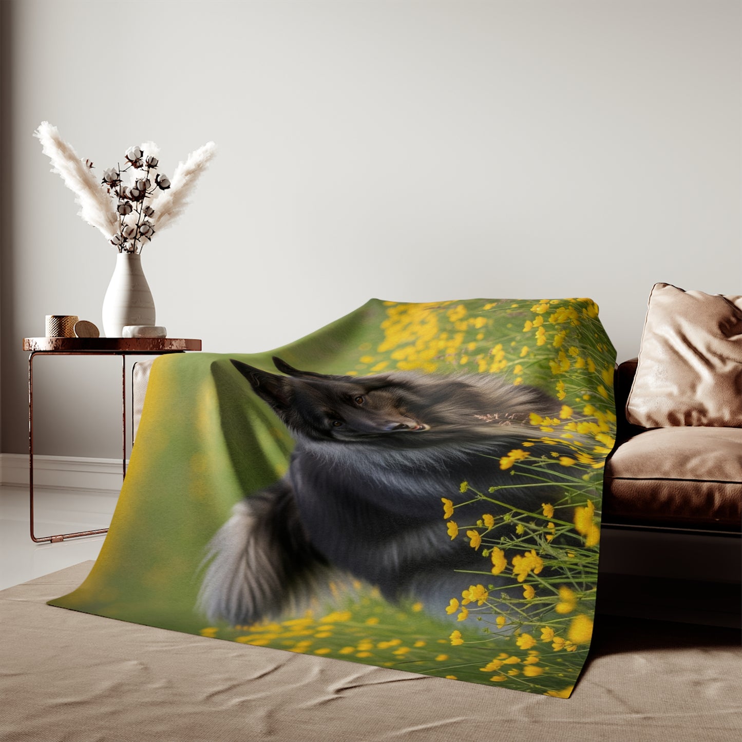 Belgian Sheepdog Sweatshirt Blanket