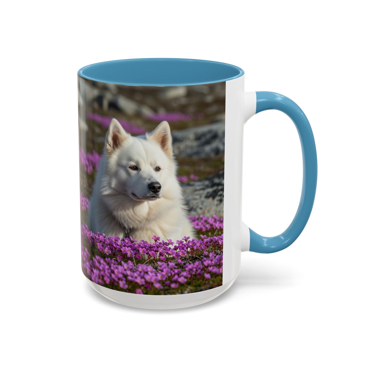 Canadian Eskimo Dog Accent Coffee Mug - Perfect Gift for Dog Lovers