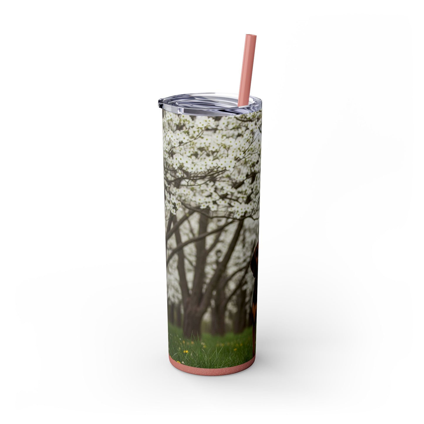 Plott Hound Tumbler with Straw, 20oz