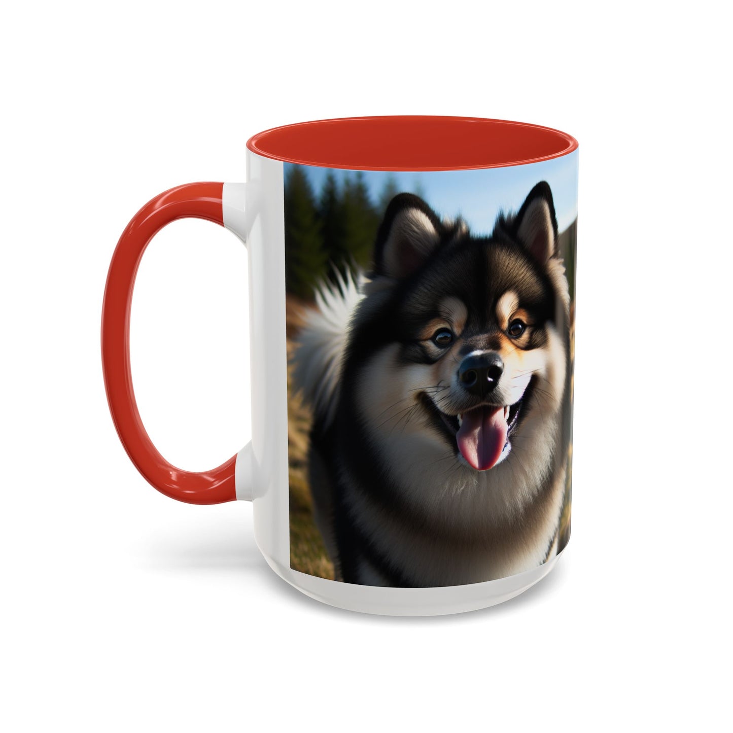 Norwegian Buhund Accent Coffee Mug - Perfect Gift for Dog Lovers