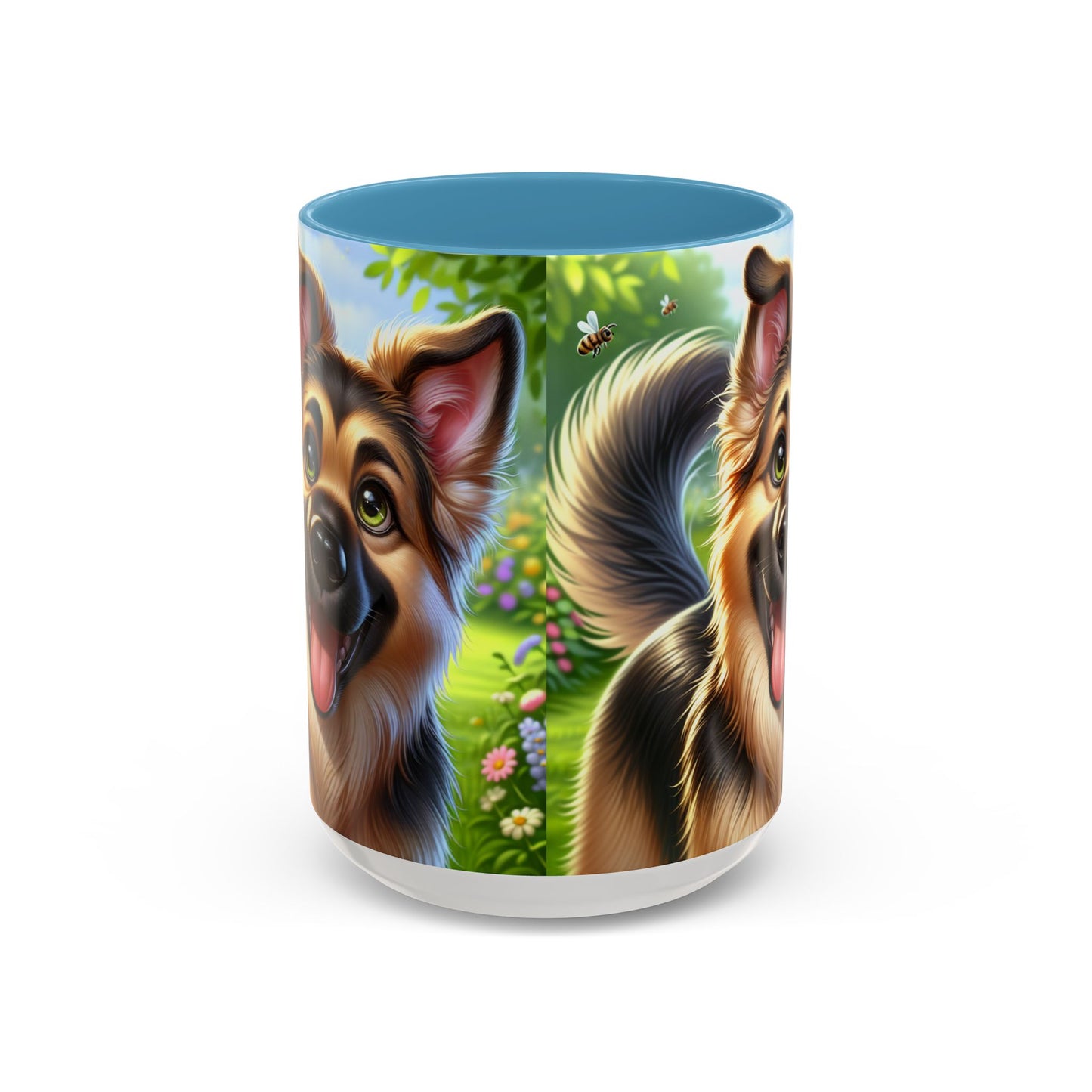 German Shepherd Accent Coffee Mug - Perfect Gift for Dog Lovers