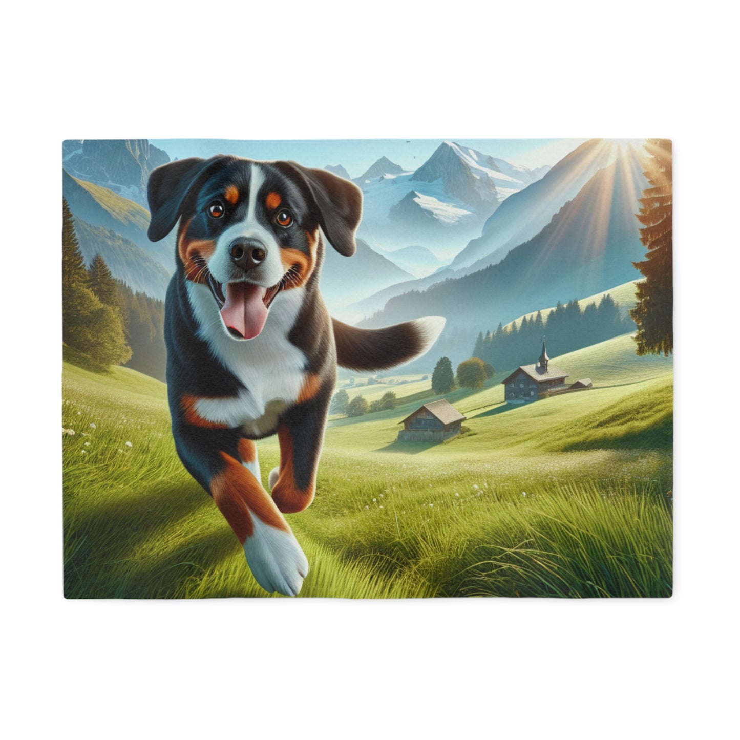 Entlebucher Mountain Dog Sweatshirt Blanket