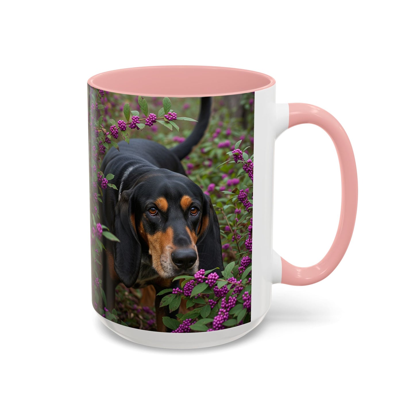Black and Tan Coonhound Accent Coffee Mug - Perfect Gift for Dog Lovers