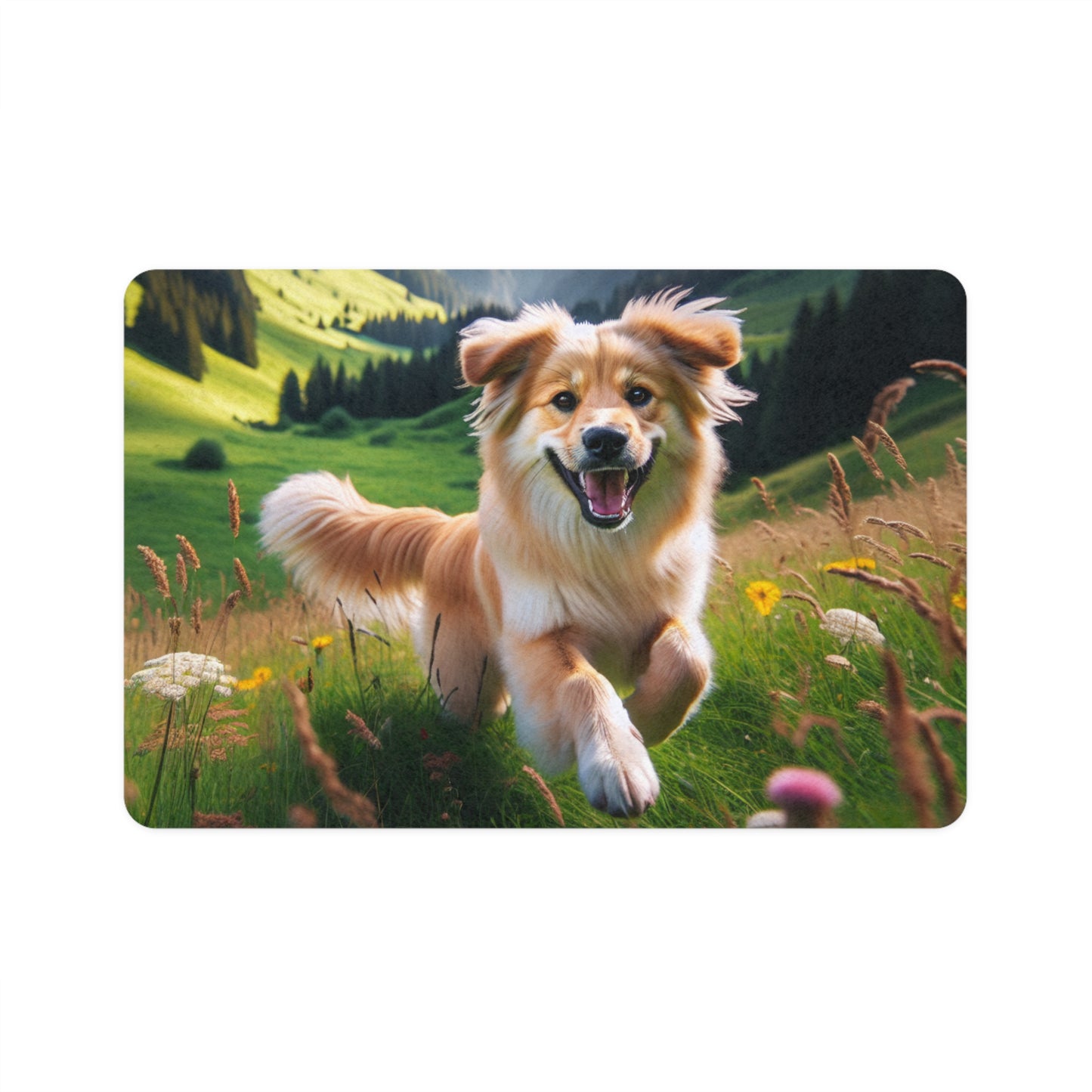 Pet Food Mat (12x18) - Romanian Carpathian Shepherd
