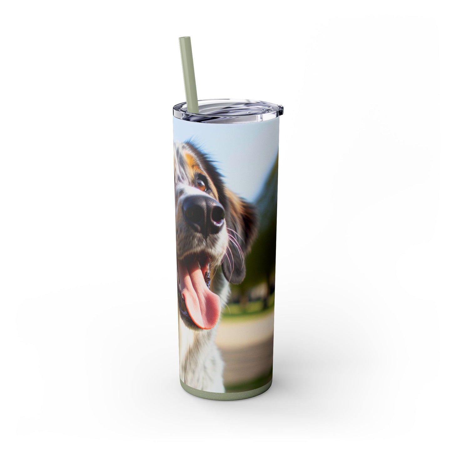Braque Francais Pyrenean Tumbler with Straw, 20oz