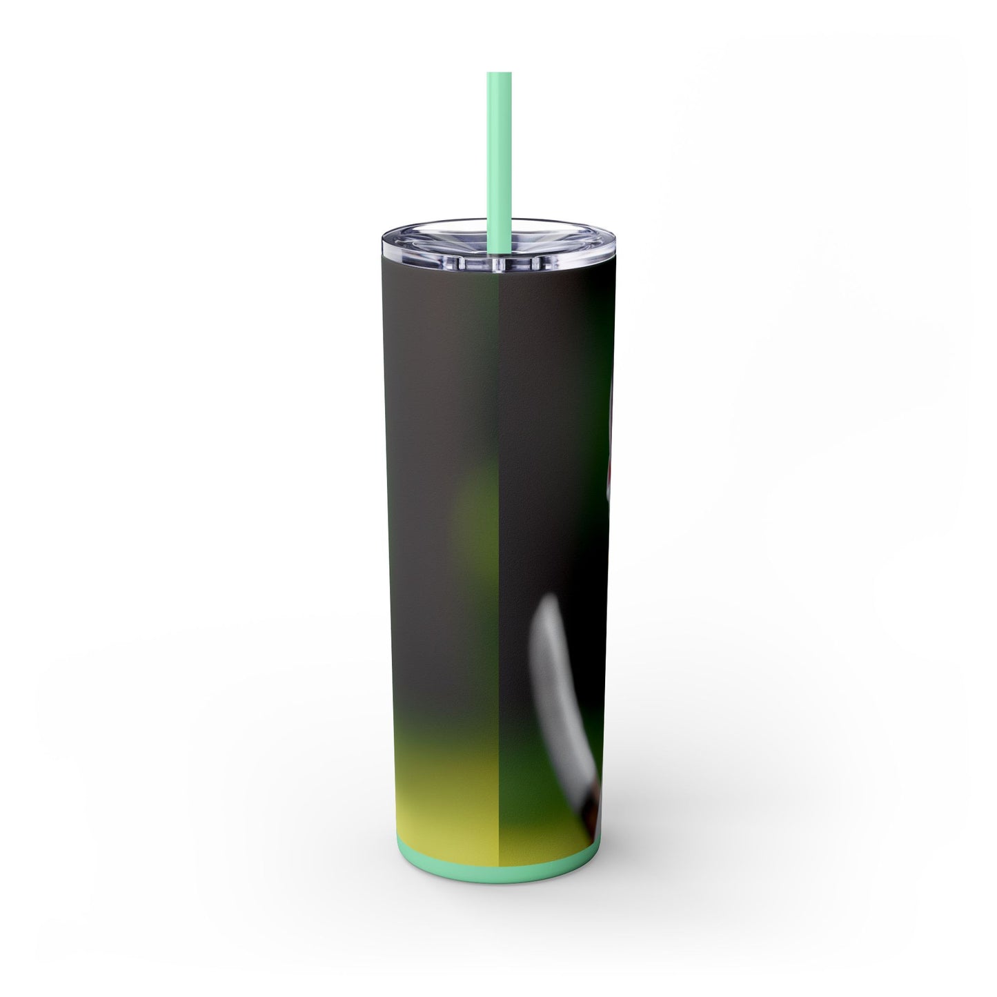 Bull Terrier Tumbler with Straw, 20oz