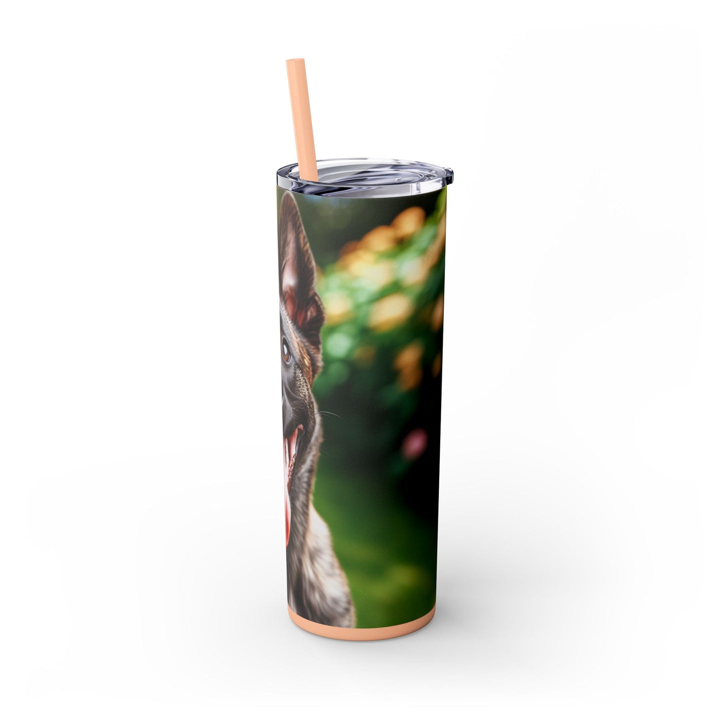 Dutch Shepherd Dog Tumbler with Straw, 20oz