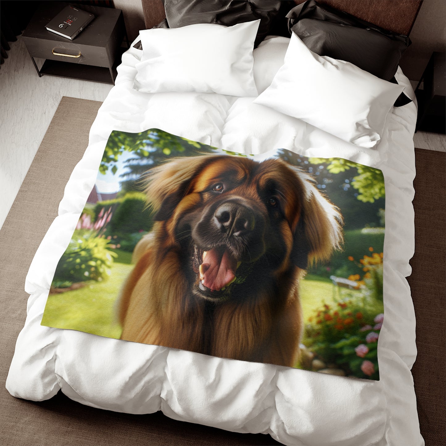 Leonberger Sweatshirt Blanket