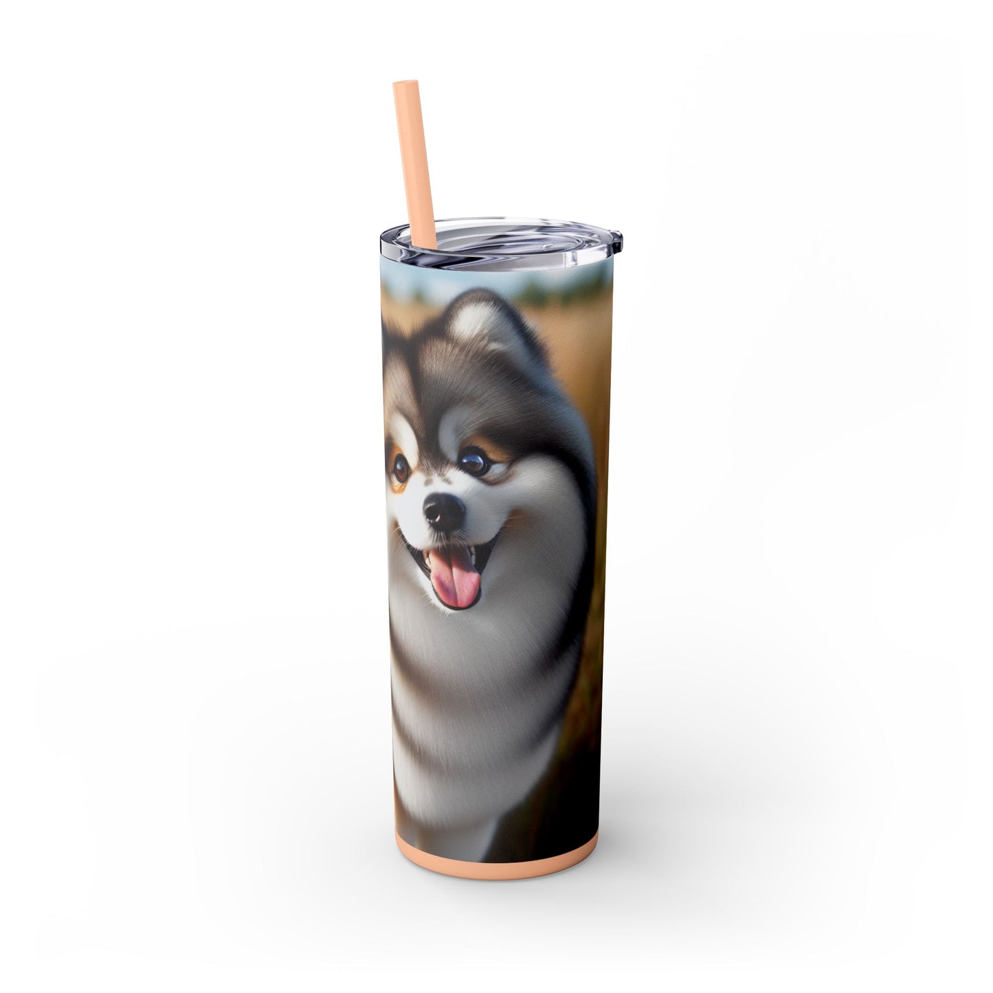 Pomsky Tumbler with Straw, 20oz